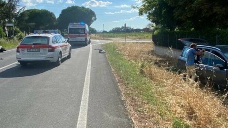Incidente: grave motociclista a Sala di Cesenatico Incidente: grave motociclista a Sala di Cesenatico