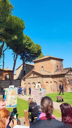Ravenna, Carlo III conquistato dal fascino di San Vitale e di Galla Placidia - Gallery Ravenna, Carlo III conquistato dal fascino di San Vitale e di Galla Placidia - Gallery