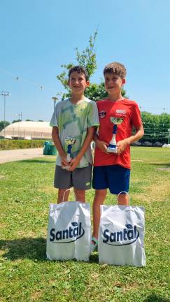 I finalisti del torneo Under 10 maschile I finalisti del torneo Under 10 maschile