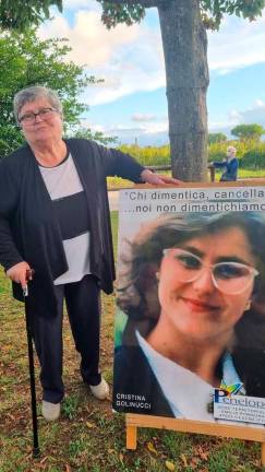 Marisa Degli Angeli, madre di Cristina Golinucci Marisa Degli Angeli, madre di Cristina Golinucci