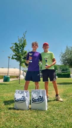 I finalisti del torneo Under 14 maschile I finalisti del torneo Under 14 maschile