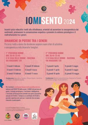 Ravenna, contrasto alla violenza di genere e gestione della rabbia: via ai corsi Ravenna, contrasto alla violenza di genere e gestione della rabbia: via ai corsi