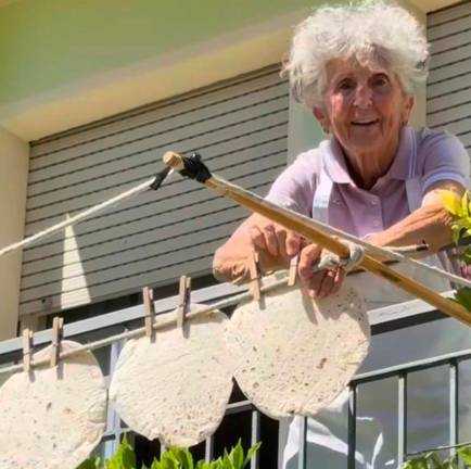 Bellaria, piadine stese per promuovere la festa Bellaria, piadine stese per promuovere la festa