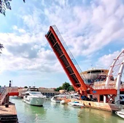 Cattolica, il ponte mobile per Gabicce Mare riapre venerdì 20 giugno Cattolica, il ponte mobile per Gabicce Mare riapre venerdì 20 giugno