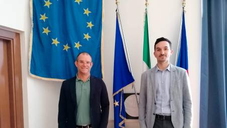 L’assessore Agostini e il sindaco Gozzoli
