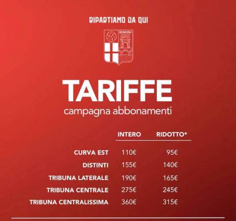 Rimini, la società non si è mai presentata alla città ma lancia la campagna abbonamenti Rimini, la società non si è mai presentata alla città ma lancia la campagna abbonamenti