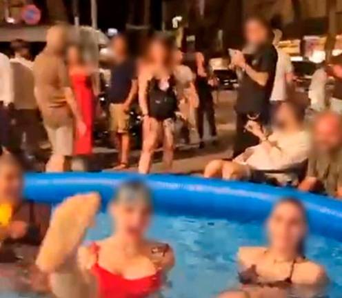 Un fermo immagine del video “incriminato” Un fermo immagine del video “incriminato”