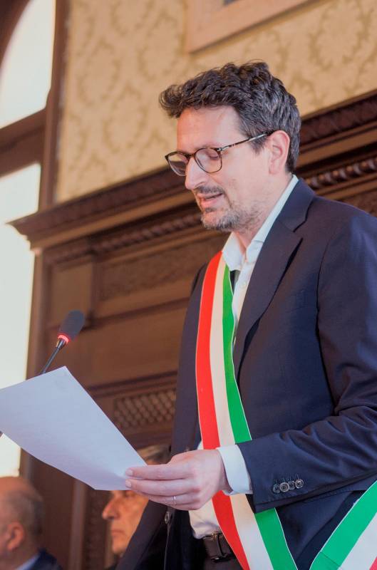 Il sindaco Alessandro Barattoni Il sindaco Alessandro Barattoni