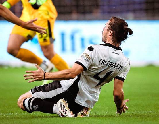 L’esultanza di Michele Castagnetti dopo il gol alla Sampdoria (Rega) L’esultanza di Michele Castagnetti dopo il gol alla Sampdoria (Rega)