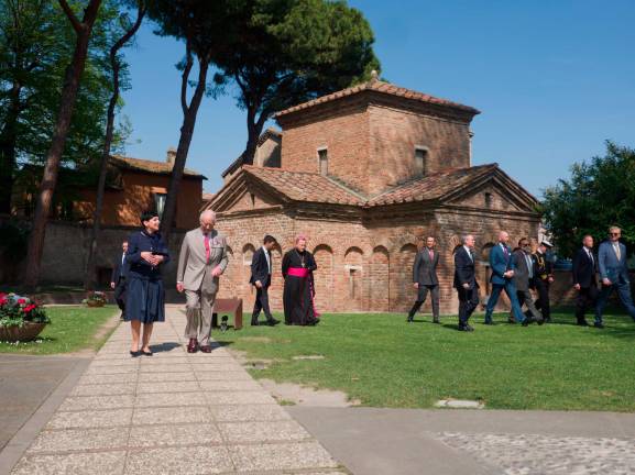 L’uscita da Galla Placidia (foto Fiorentini) L’uscita da Galla Placidia (foto Fiorentini)