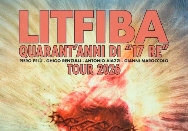Litfiba in concerto a Bellaria per i 40 anni di “17 Re” Litfiba in concerto a Bellaria per i 40 anni di “17 Re”