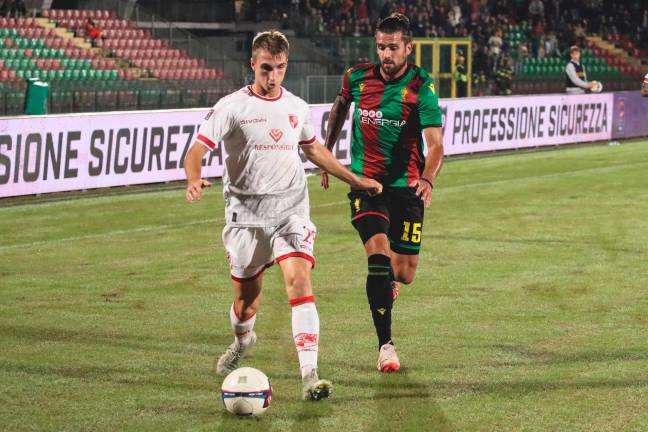 Gianluca Longobardi e Thiago Casasola nel corso di Ternana-Rimini 1-1 giocata il 25 ottobre 2024 al Libero Liberati Gianluca Longobardi e Thiago Casasola nel corso di Ternana-Rimini 1-1 giocata il 25 ottobre 2024 al Libero Liberati