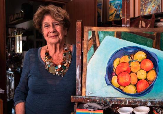 Forlì. Paola Edifizi Carrea: «La mia prima mostra a 91 anni, dipingo emozioni»