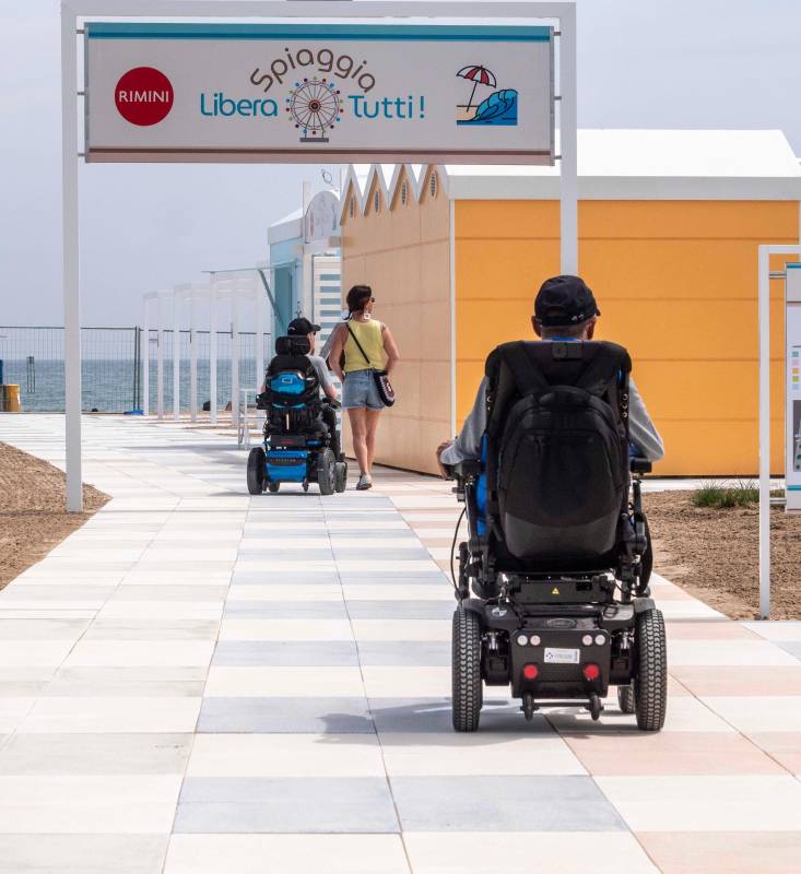 Rimini, per “Spiaggia Libera Tutti” oltre 500 ingressi in meno di un mese Rimini, per “Spiaggia Libera Tutti” oltre 500 ingressi in meno di un mese