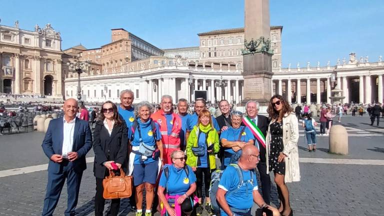 Papa Francesco ha ricevuto il sale di Cervia Papa Francesco ha ricevuto il sale di Cervia