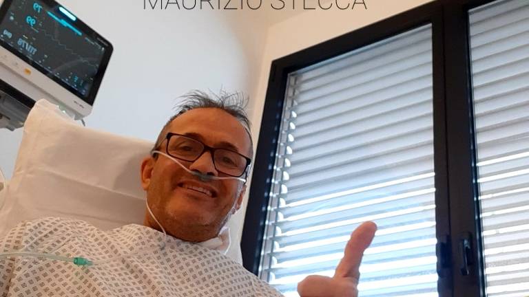 L'annuncio di Stecca: Ho vinto il match della vita contro il Covid L'annuncio di Stecca: Ho vinto il match della vita contro il Covid