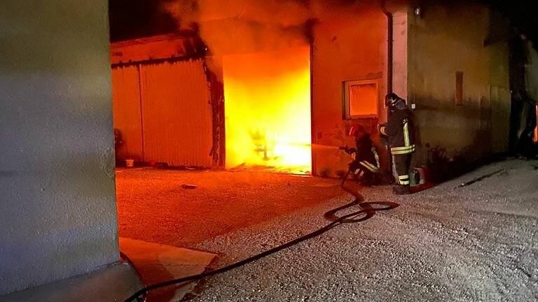 Lugo, paura per un incendio Lugo, paura per un incendio
