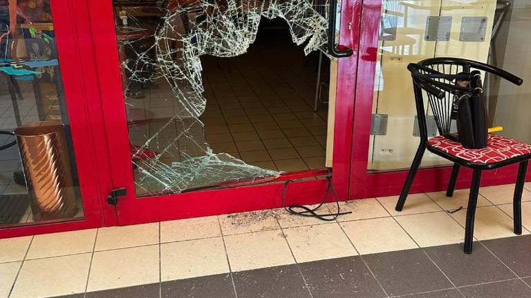 Uno dei locali presi di mira Uno dei locali presi di mira