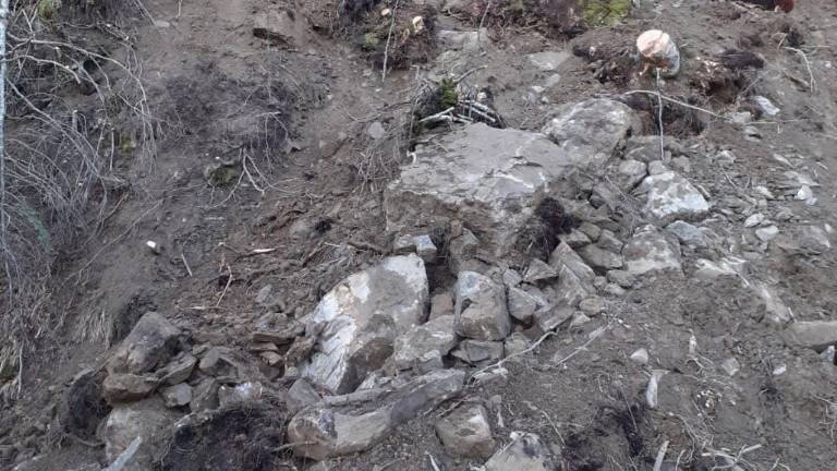 Frana sui Mandrioli: strada chiusa fino al 26 marzo Frana sui Mandrioli: strada chiusa fino al 26 marzo