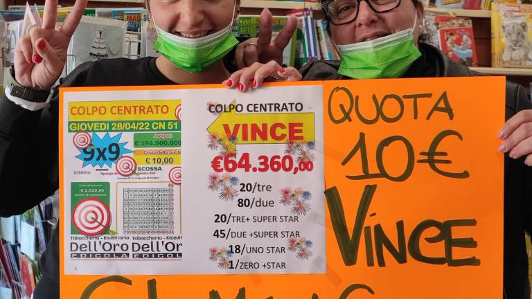 Rimini, un maxi sistema in tabaccheria frutta 64mila euro da dividere tra i clienti Rimini, un maxi sistema in tabaccheria frutta 64mila euro da dividere tra i clienti