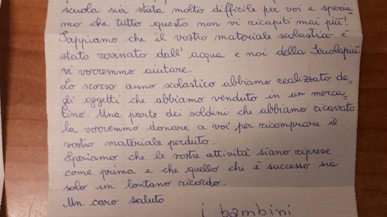 Gatteo, “i soldi del nostro mercatino sono per voi”: i bambini della primaria di Domagnano aiutano la scuola dell’infanzia “Stella Moretti” Gatteo, “i soldi del nostro mercatino sono per voi”: i bambini della primaria di Domagnano aiutano la scuola dell’infanzia “Stella Moretti”