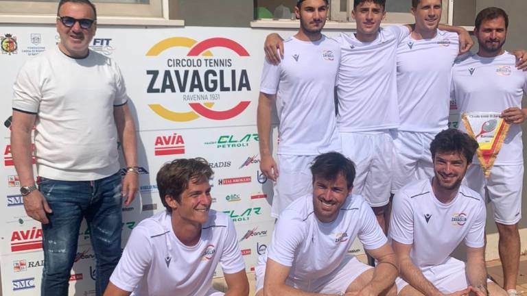 Tennis, lo Zavaglia rifila un altro cappotto in B1 maschile Tennis, lo Zavaglia rifila un altro cappotto in B1 maschile