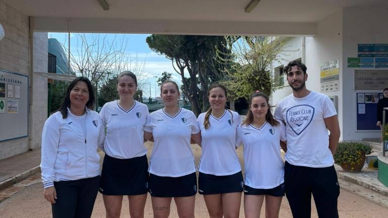 Tennis C donne, avanzano Ct Cicconetti, Tc Riccione e Tc Viserba Tennis C donne, avanzano Ct Cicconetti, Tc Riccione e Tc Viserba