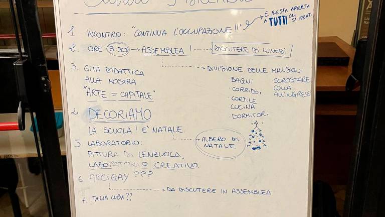Ravenna, viaggio nell’unica scuola occupata in Romagna tra lezioni alternative e pulizie. “Ecco cosa facciamo. E vogliamo parlare col preside” Ravenna, viaggio nell’unica scuola occupata in Romagna tra lezioni alternative e pulizie. “Ecco cosa facciamo. E vogliamo parlare col preside”