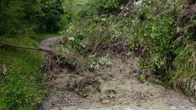 Pericolo frane dopo l'alluvione: allerta arancione fino a venerdì Pericolo frane dopo l'alluvione: allerta arancione fino a venerdì