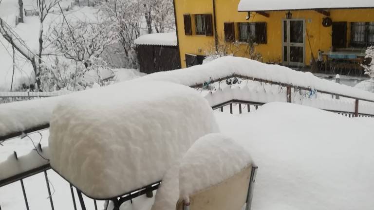 Neve in Romagna, la pianura cesenate si imbianca, un nuovo strato di almeno 30 centimetri in Valle del Savio VIDEO GALLERY Neve in Romagna, la pianura cesenate si imbianca, un nuovo strato di almeno 30 centimetri in Valle del Savio VIDEO GALLERY