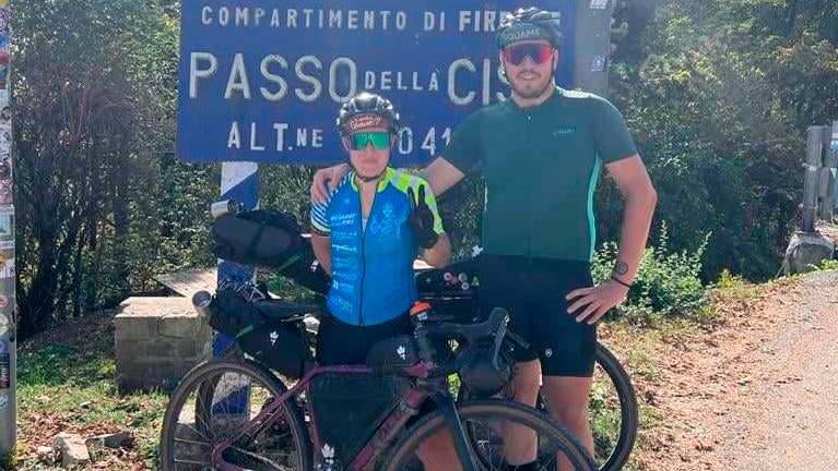 In bici per 1.091 chilometri dalla Svizzera a Roma: impresa targata Gambettola e Cesena In bici per 1.091 chilometri dalla Svizzera a Roma: impresa targata Gambettola e Cesena