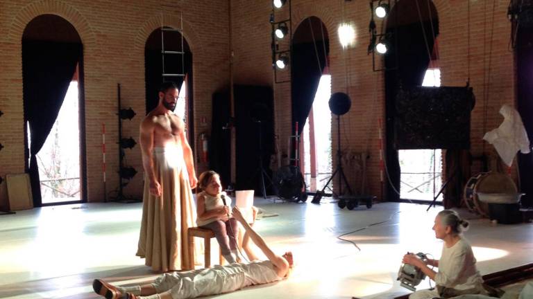 Le prove per uno spettacolo del Teatro Valdoca Le prove per uno spettacolo del Teatro Valdoca
