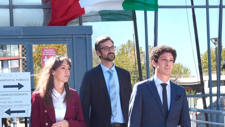 Gli avvocati Monica e Marco Lunedei Gli avvocati Monica e Marco Lunedei