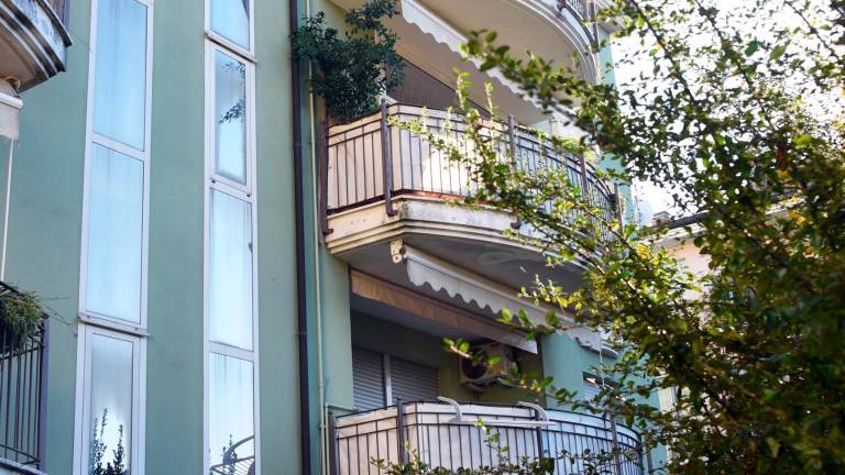 Il condominio dell’appartamento di Pierina Paganelli al terzo piano Il condominio dell’appartamento di Pierina Paganelli al terzo piano