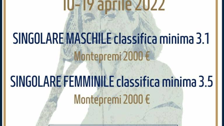 Tennis, tutto pronto per l'Open di primavera a Riccione Tennis, tutto pronto per l'Open di primavera a Riccione