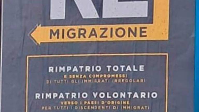Forlì, Alleanza Verdi Sinistra sui manifesti di Casa Pound: «Violano la legge Mancino. Chiediamo al Comune vigilanza» Forlì, Alleanza Verdi Sinistra sui manifesti di Casa Pound: «Violano la legge Mancino. Chiediamo al Comune vigilanza»