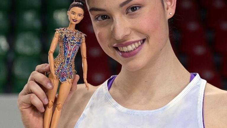 Una Barbie ispirata alla ginnasta di Ravenna che va alle Olimpiadi Una Barbie ispirata alla ginnasta di Ravenna che va alle Olimpiadi