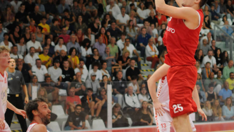 Basket A2, che bella Unieuro nel test con Cento Basket A2, che bella Unieuro nel test con Cento