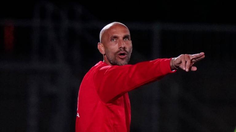 L’allenatore del Rimini Emanuele Troise L’allenatore del Rimini Emanuele Troise