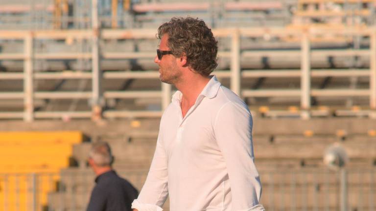 Il direttore sportivo giallorosso Davide Mandorlini foto FIORENTINI Il direttore sportivo giallorosso Davide Mandorlini foto FIORENTINI