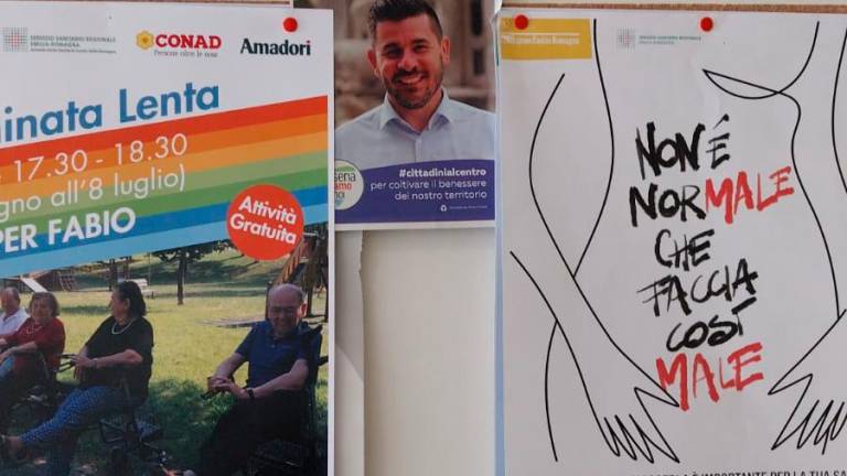 Pubblicità elettorale al Bufalini di Cesena: rimossa dopo le proteste Pubblicità elettorale al Bufalini di Cesena: rimossa dopo le proteste