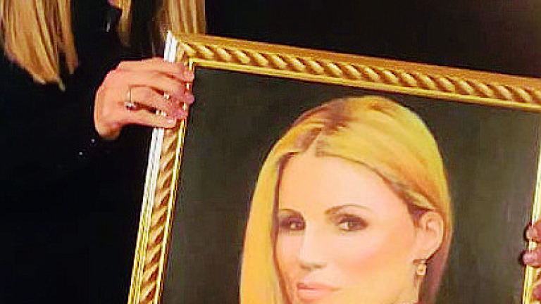 Da Cesena a “Striscia la Notizia” per dipingere un quadro in 50 secondi Da Cesena a “Striscia la Notizia” per dipingere un quadro in 50 secondi