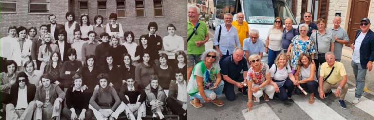 La partenza, una tappa e una delle immagini d’epoca della classe del Serra La partenza, una tappa e una delle immagini d’epoca della classe del Serra
