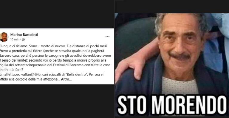 Forlì, Marino Bartoletti contro gli sciacalli del web: “Stavolta la pagherete cara” Forlì, Marino Bartoletti contro gli sciacalli del web: “Stavolta la pagherete cara”