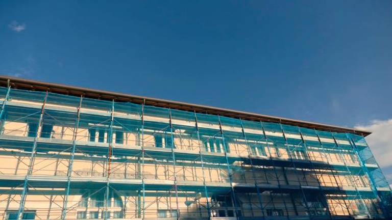 Il cantiere all’Istituto per il turismo Marco Polo di Marebello Il cantiere all’Istituto per il turismo Marco Polo di Marebello