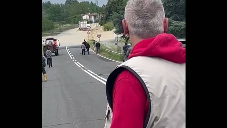 Faenza, non si ferma all'alt e finisce nel fosso con il camion tra i rimproveri dei passanti VIDEO Faenza, non si ferma all'alt e finisce nel fosso con il camion tra i rimproveri dei passanti VIDEO