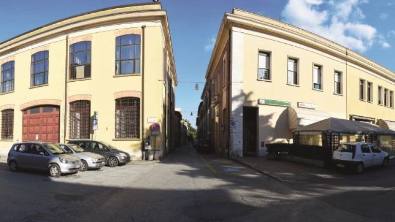 Nuova vita per la piazza dell'ex fabbrica Battistini a Forlì Nuova vita per la piazza dell'ex fabbrica Battistini a Forlì