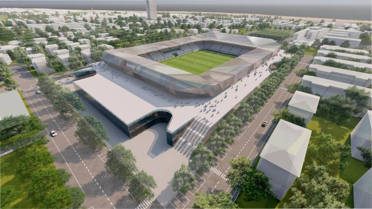 Il progetto del nuovo stadio Romeo Neri Il progetto del nuovo stadio Romeo Neri