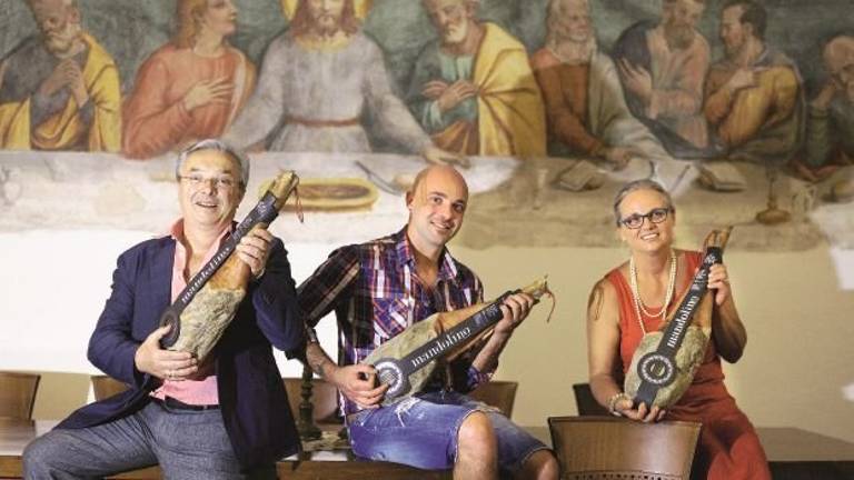 Il prosciutto del Montefeltro a Vinitaly «Desalinizzato con il nostro Sangiovese» Il prosciutto del Montefeltro a Vinitaly «Desalinizzato con il nostro Sangiovese»