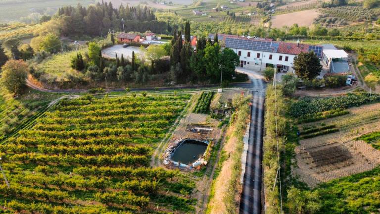 La zona dell’agriturismo Apollinare La zona dell’agriturismo Apollinare